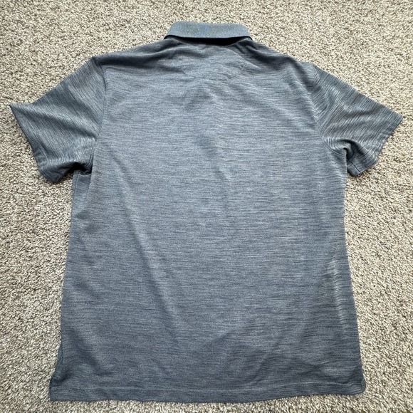 Untuckit Polo Shirt Mens Large Gray Hannifer Short Sleeve Golf Preppy Adult - Picture 4 of 7
